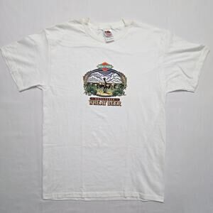 Boulevard Brewing Co Wheat Beer Graphic Tee White Mens Medium Alcohol Shirt